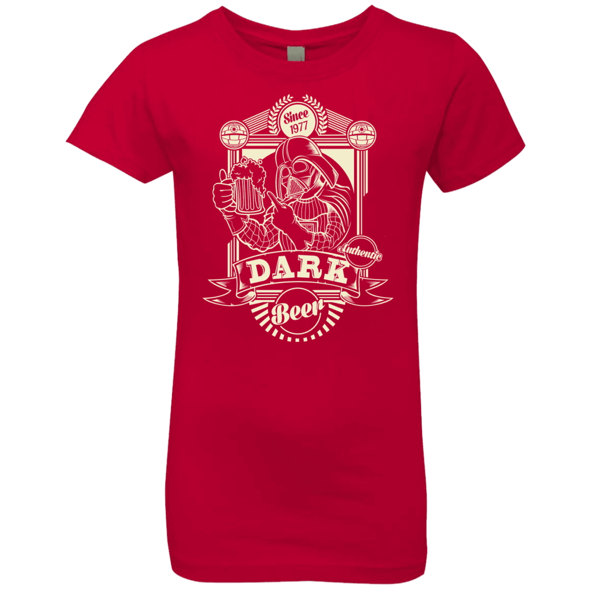 T-Shirts Red / YXS Dark Beer Girls Premium T-Shirt