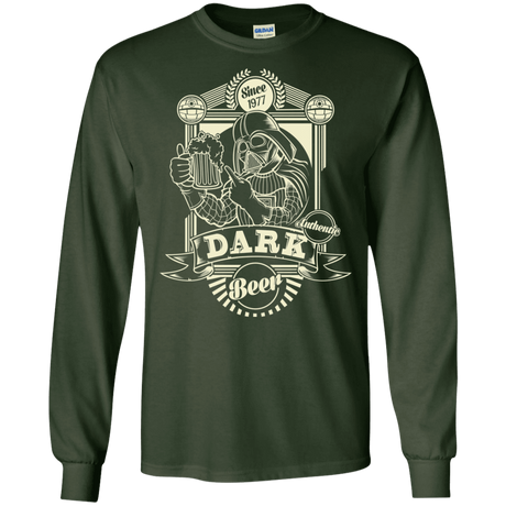 T-Shirts Forest Green / S Dark Beer Men's Long Sleeve T-Shirt