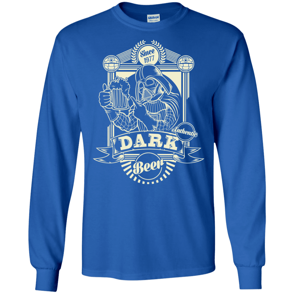 T-Shirts Royal / S Dark Beer Men's Long Sleeve T-Shirt