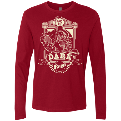 T-Shirts Cardinal / S Dark Beer Men's Premium Long Sleeve