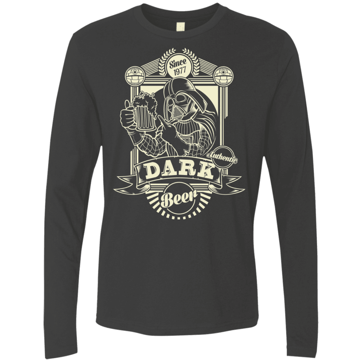 T-Shirts Heavy Metal / S Dark Beer Men's Premium Long Sleeve