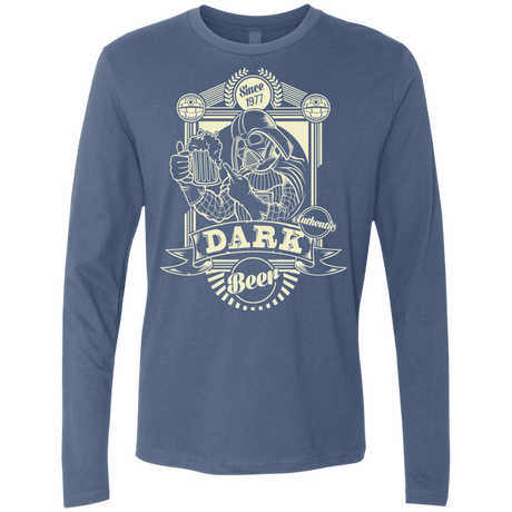 T-Shirts Indigo / S Dark Beer Men's Premium Long Sleeve