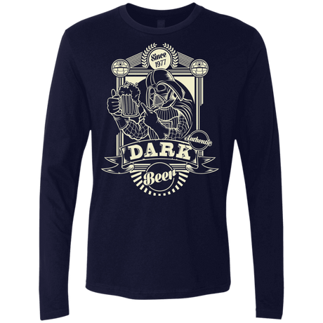 T-Shirts Midnight Navy / S Dark Beer Men's Premium Long Sleeve