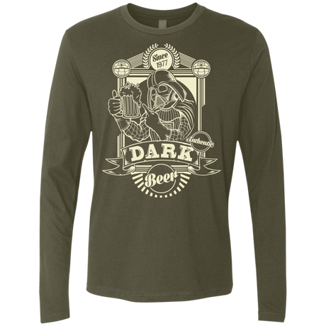 T-Shirts Military Green / S Dark Beer Men's Premium Long Sleeve