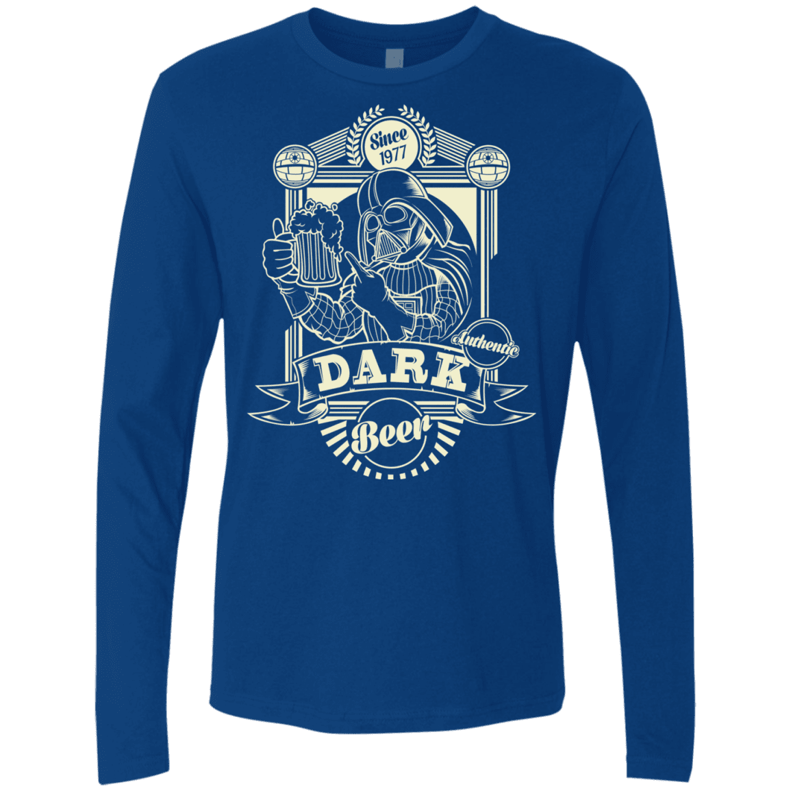 T-Shirts Royal / S Dark Beer Men's Premium Long Sleeve