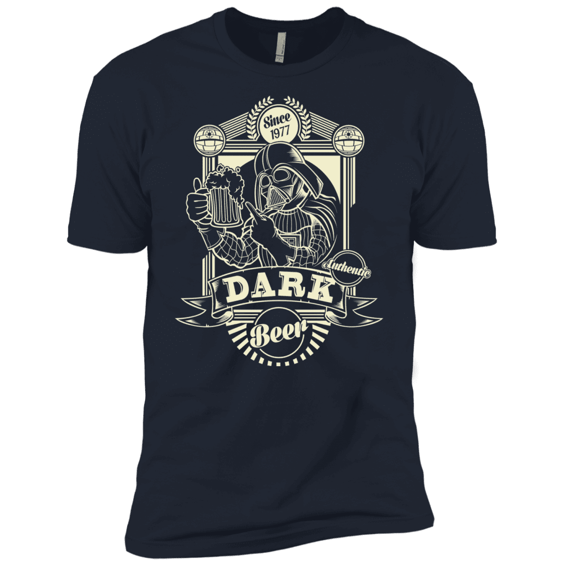 T-Shirts Midnight Navy / X-Small Dark Beer Men's Premium T-Shirt