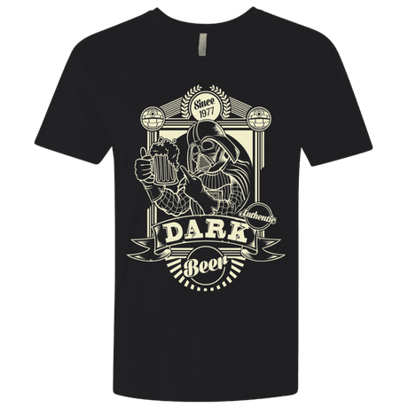 T-Shirts Black / X-Small Dark Beer Men's Premium V-Neck