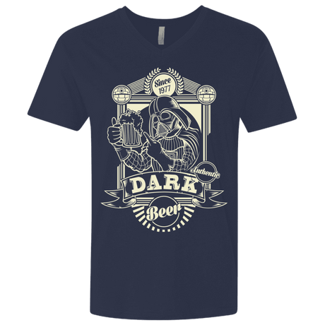 T-Shirts Midnight Navy / X-Small Dark Beer Men's Premium V-Neck