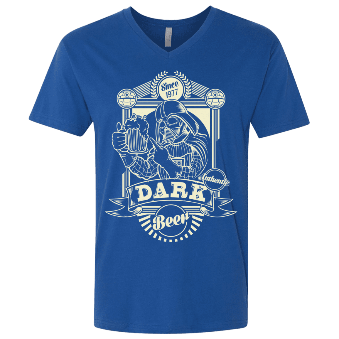 T-Shirts Royal / X-Small Dark Beer Men's Premium V-Neck