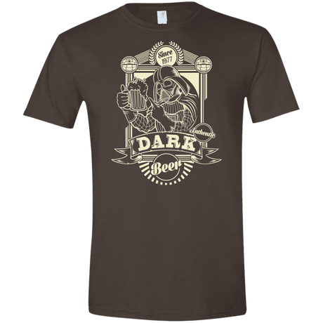 T-Shirts Dark Chocolate / S Dark Beer Men's Semi-Fitted Softstyle