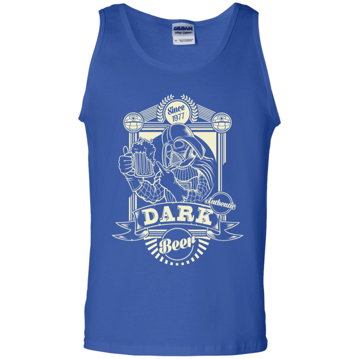 T-Shirts Royal / S Dark Beer Men's Tank Top