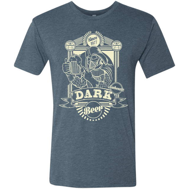 T-Shirts Indigo / S Dark Beer Men's Triblend T-Shirt