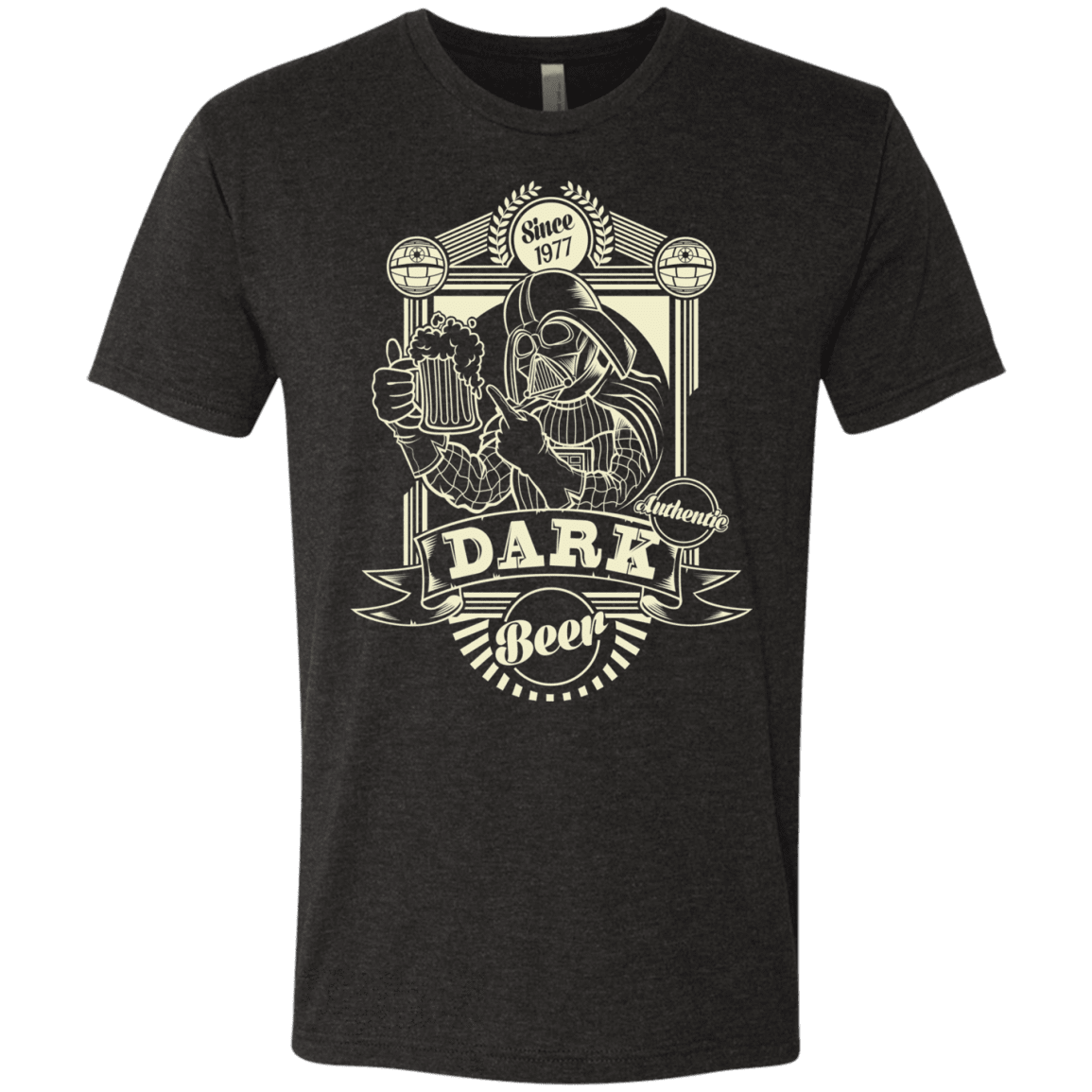 T-Shirts Vintage Black / S Dark Beer Men's Triblend T-Shirt
