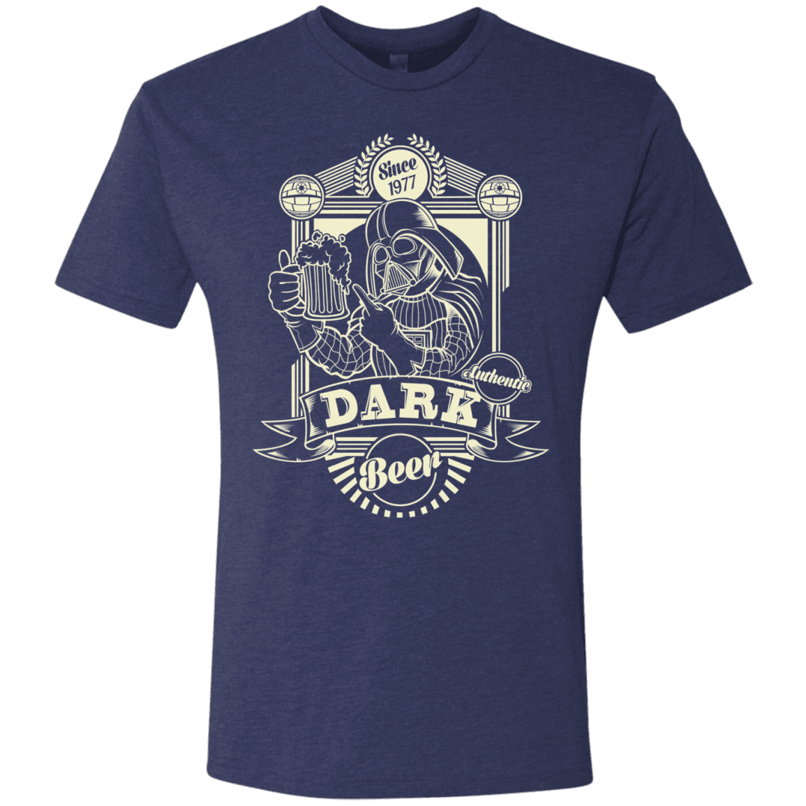 T-Shirts Vintage Navy / S Dark Beer Men's Triblend T-Shirt
