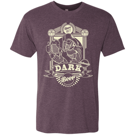 T-Shirts Vintage Purple / S Dark Beer Men's Triblend T-Shirt