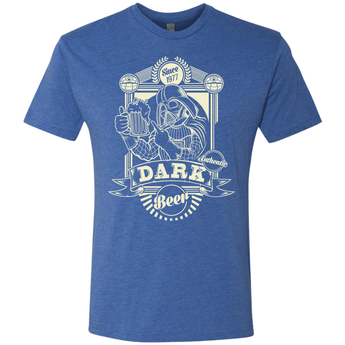 T-Shirts Vintage Royal / S Dark Beer Men's Triblend T-Shirt
