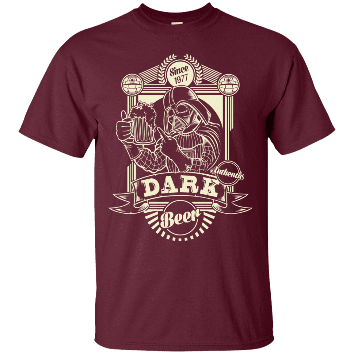 T-Shirts Maroon / S Dark Beer T-Shirt