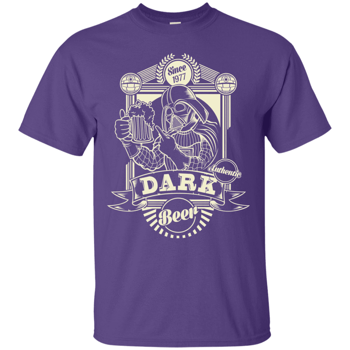 T-Shirts Purple / S Dark Beer T-Shirt