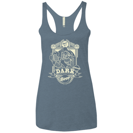 T-Shirts Indigo / X-Small Dark Beer Women's Triblend Racerback Tank