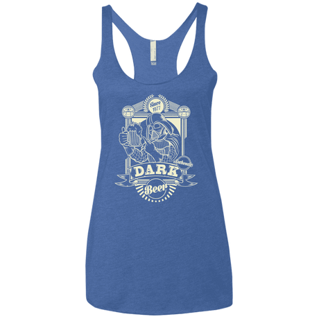 T-Shirts Vintage Royal / X-Small Dark Beer Women's Triblend Racerback Tank