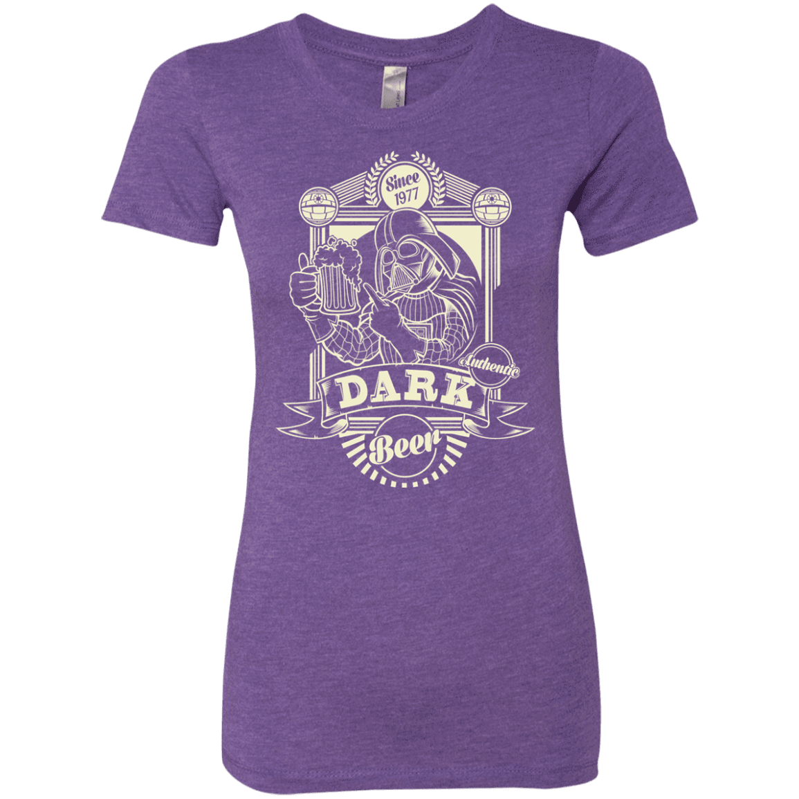 T-Shirts Purple Rush / S Dark Beer Women's Triblend T-Shirt