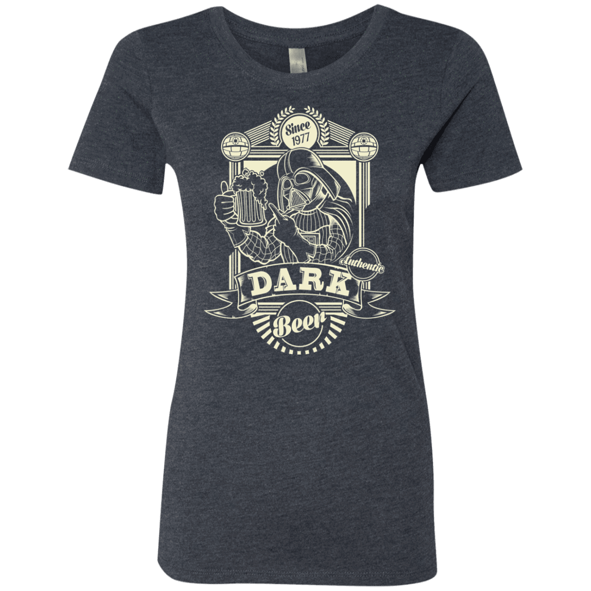 T-Shirts Vintage Navy / S Dark Beer Women's Triblend T-Shirt