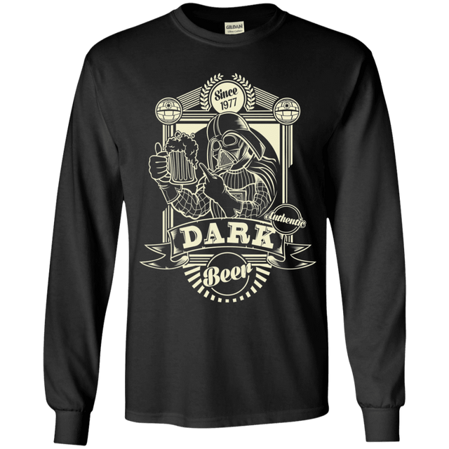 T-Shirts Black / YS Dark Beer Youth Long Sleeve T-Shirt