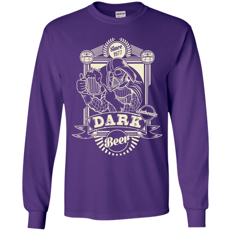 T-Shirts Purple / YS Dark Beer Youth Long Sleeve T-Shirt