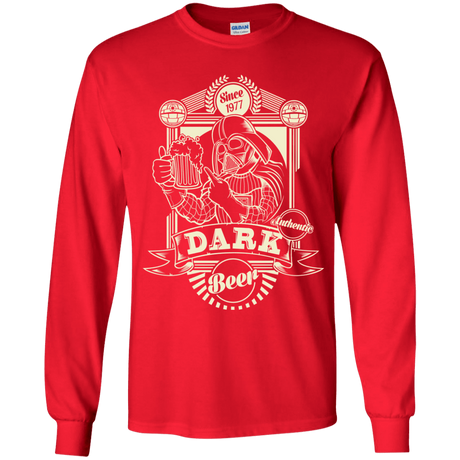 T-Shirts Red / YS Dark Beer Youth Long Sleeve T-Shirt