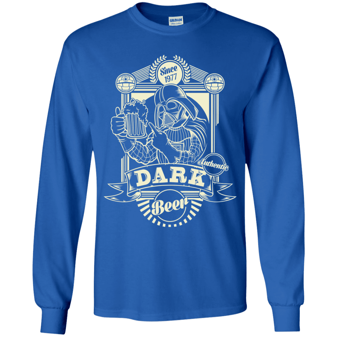 T-Shirts Royal / YS Dark Beer Youth Long Sleeve T-Shirt