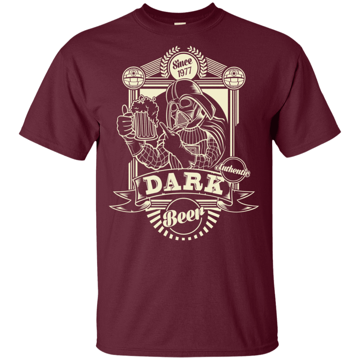 T-Shirts Maroon / YXS Dark Beer Youth T-Shirt