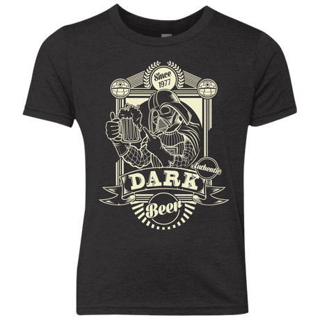 T-Shirts Vintage Black / YXS Dark Beer Youth Triblend T-Shirt