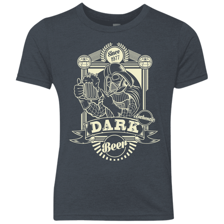 T-Shirts Vintage Navy / YXS Dark Beer Youth Triblend T-Shirt