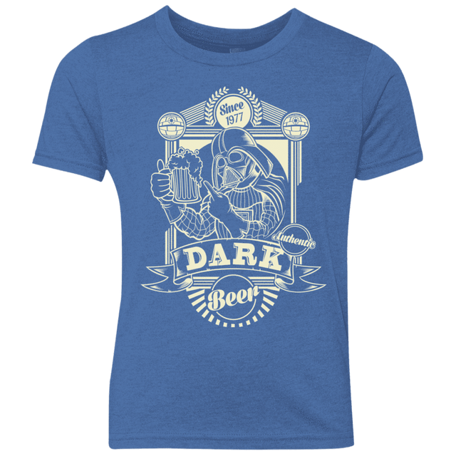 T-Shirts Vintage Royal / YXS Dark Beer Youth Triblend T-Shirt