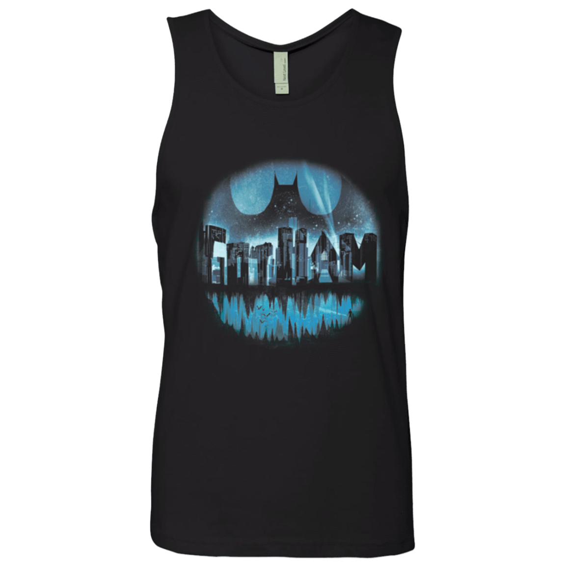 T-Shirts Black / Small Dark City Men's Premium Tank Top