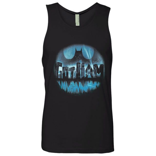 T-Shirts Black / Small Dark City Men's Premium Tank Top