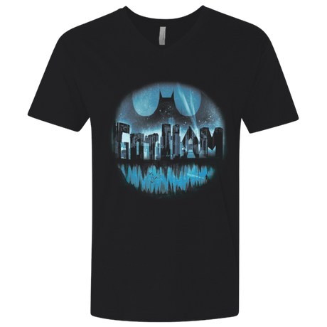 T-Shirts Black / X-Small Dark City Men's Premium V-Neck