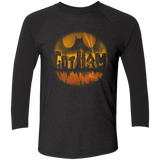 T-Shirts Vintage Black/Vintage Black / X-Small Dark City Orange Version Men's Triblend 3/4 Sleeve