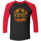 T-Shirts Vintage Black/Vintage Red / X-Small Dark City Orange Version Men's Triblend 3/4 Sleeve