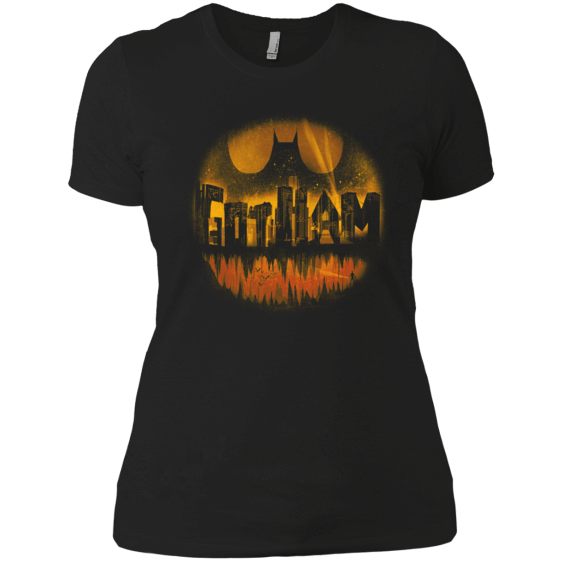 T-Shirts Black / X-Small Dark City Orange Version Women's Premium T-Shirt