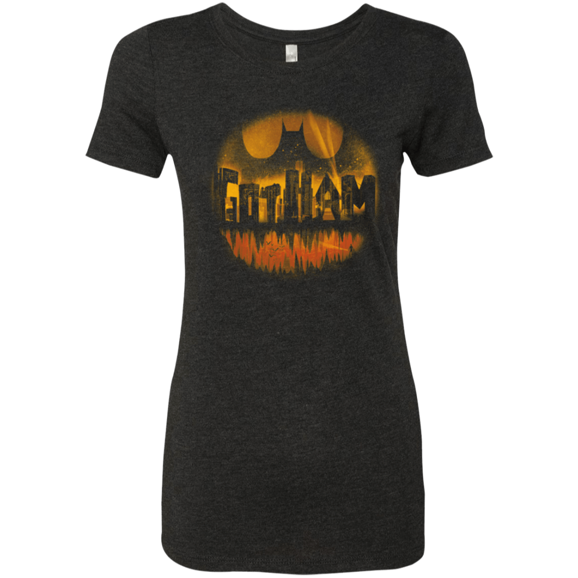 T-Shirts Vintage Black / Small Dark City Orange Version Women's Triblend T-Shirt