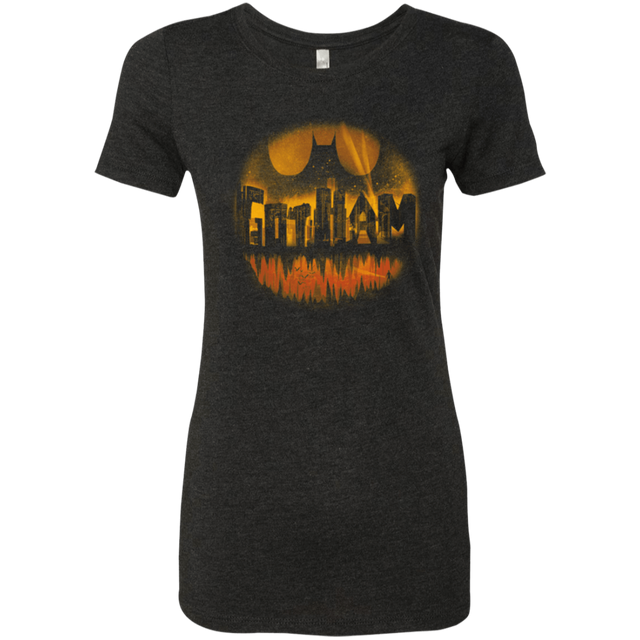 T-Shirts Vintage Black / Small Dark City Orange Version Women's Triblend T-Shirt