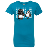 T-Shirts Turquoise / YXS Dark Critter Girls Premium T-Shirt