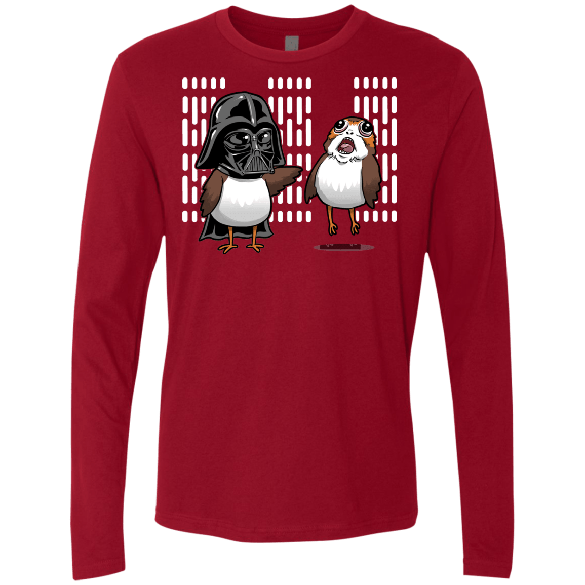 T-Shirts Cardinal / Small Dark Critter Men's Premium Long Sleeve