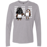 T-Shirts Heather Grey / Small Dark Critter Men's Premium Long Sleeve