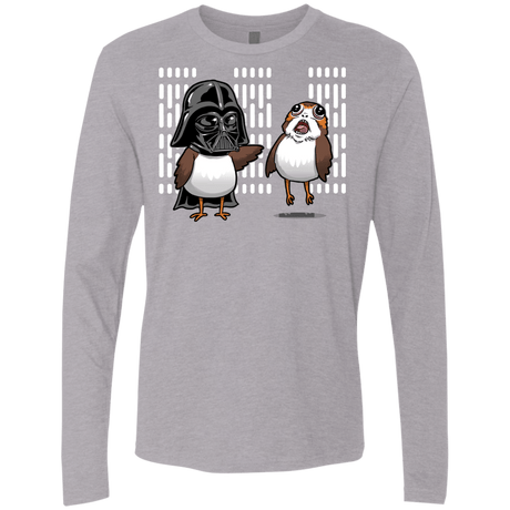 T-Shirts Heather Grey / Small Dark Critter Men's Premium Long Sleeve