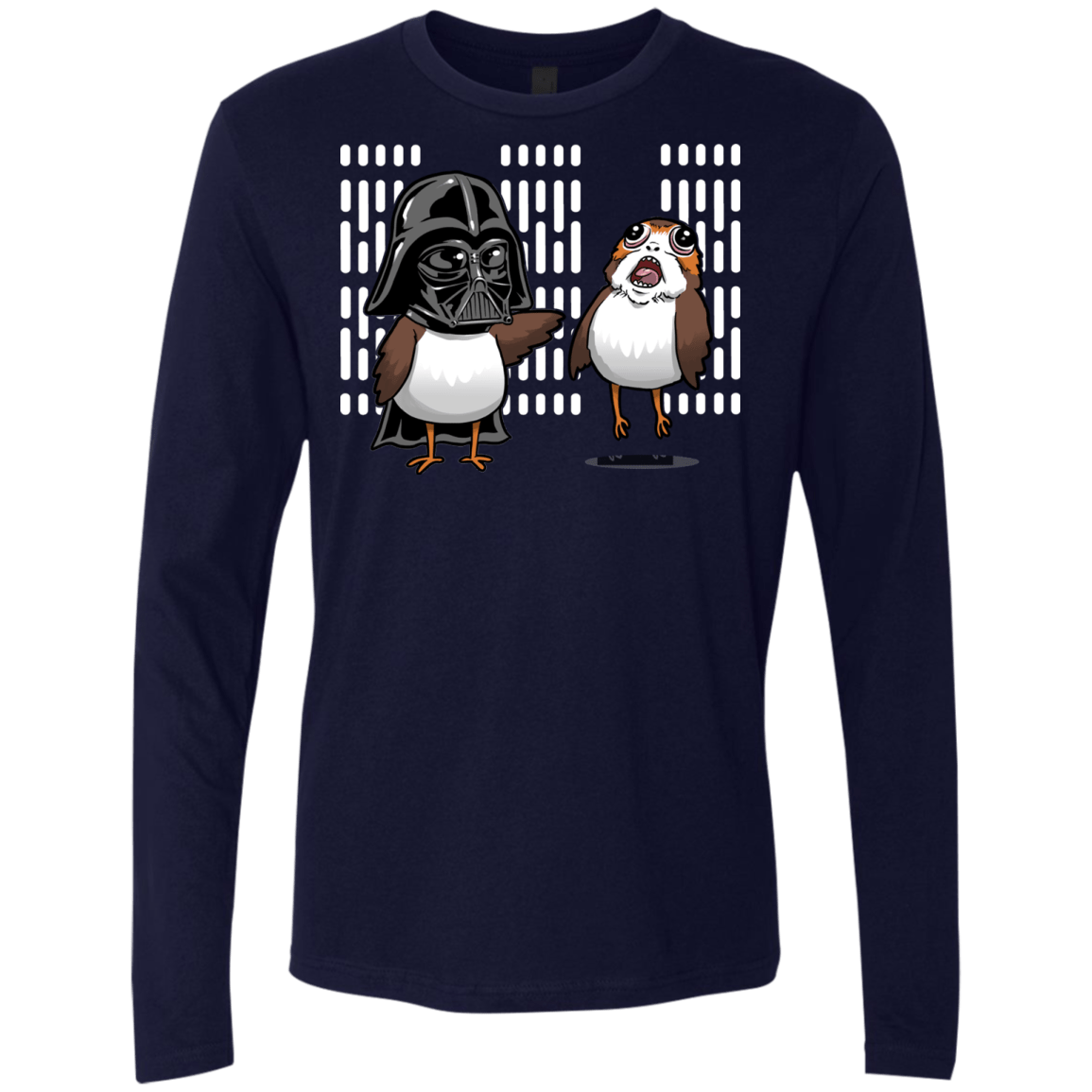 T-Shirts Midnight Navy / Small Dark Critter Men's Premium Long Sleeve