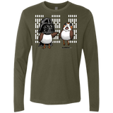 T-Shirts Military Green / Small Dark Critter Men's Premium Long Sleeve