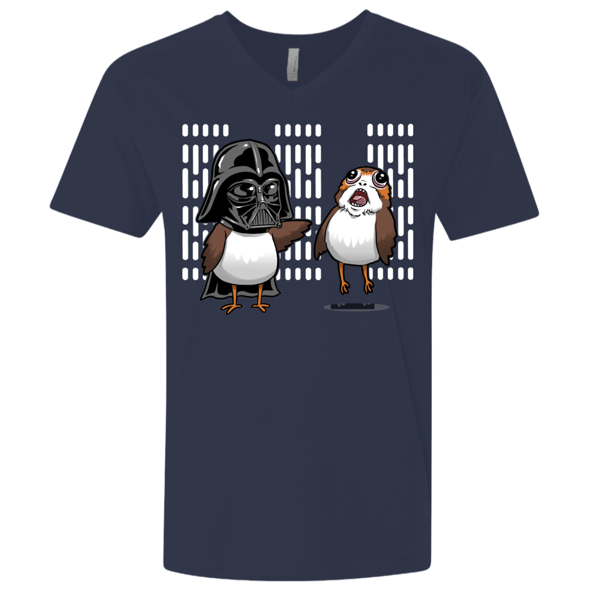 T-Shirts Midnight Navy / X-Small Dark Critter Men's Premium V-Neck