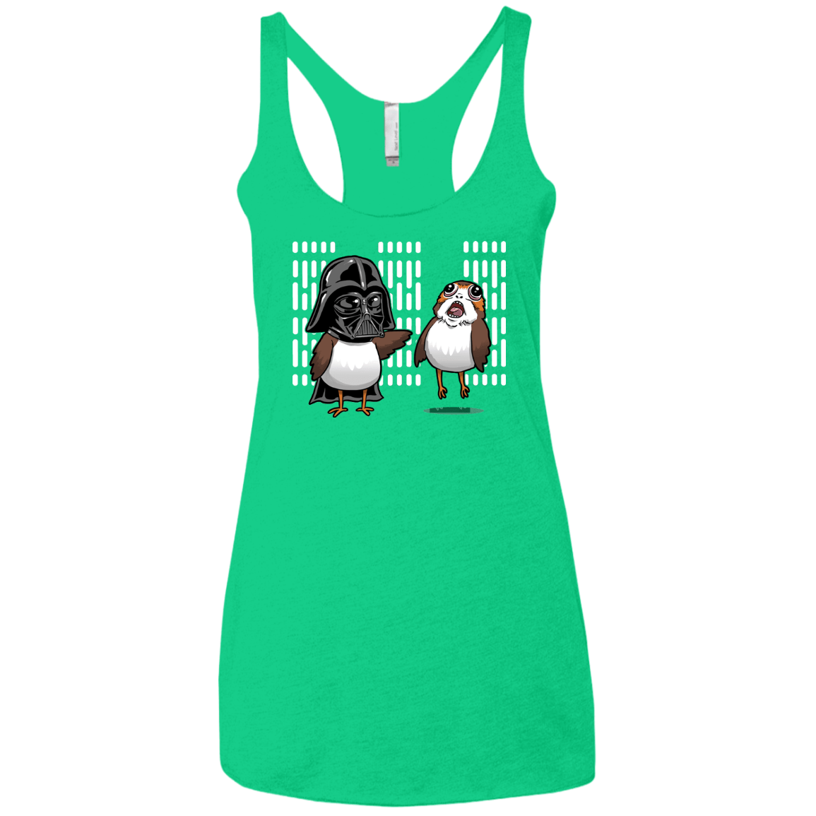 T-Shirts Envy / X-Small Dark Critter Women's Triblend Racerback Tank